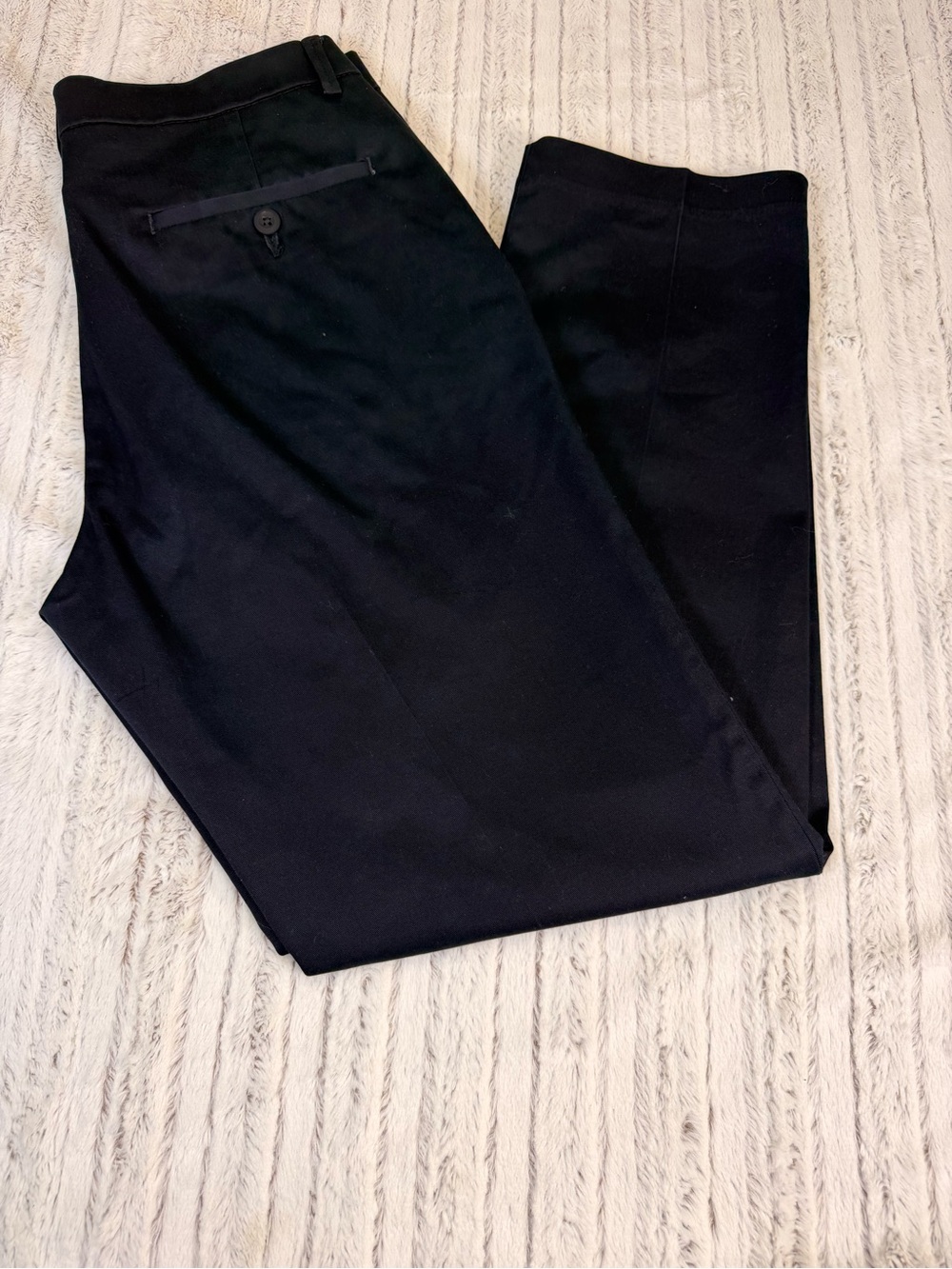 Haggar Straight Fit Navy Blue Dress Pants 34x29